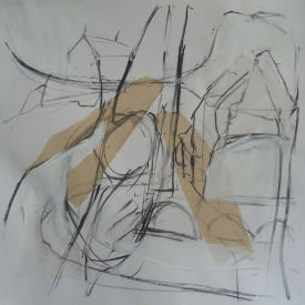 Untitled (drawing & collage on paper - St Ives 1)