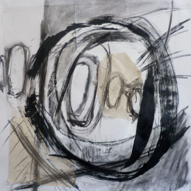 Untitled (drawing & collage on paper - London)