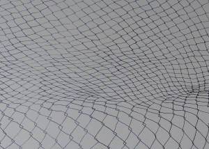 Cyclone Fence (wall drawing detail)