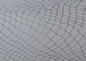 Cyclone Fence (wall drawing detail)