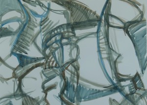 Acrylic drawing (no.1), Montserrat