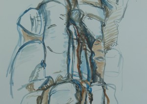 Acrylic drawing (no. 2) Montserrat