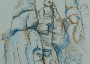 Acrylic drawing (no.3) Montserrat